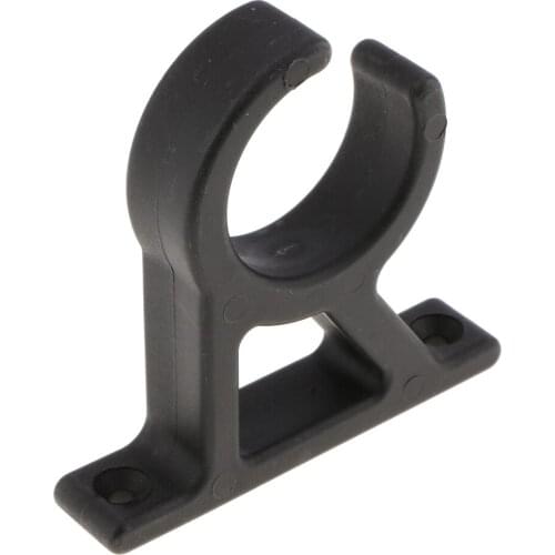 Marine Sport/Dive/Telescopic Ladder Storage Stowing Bracket Snap Clip (Fits Tube I.d.1-3/4 inch) - Black