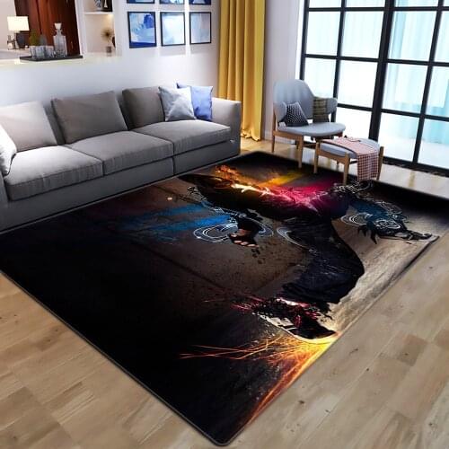 Music style soft velvet 3D printed living room large carpet bedroom home Decorative kids room rugs floor mat parlor hallway rug