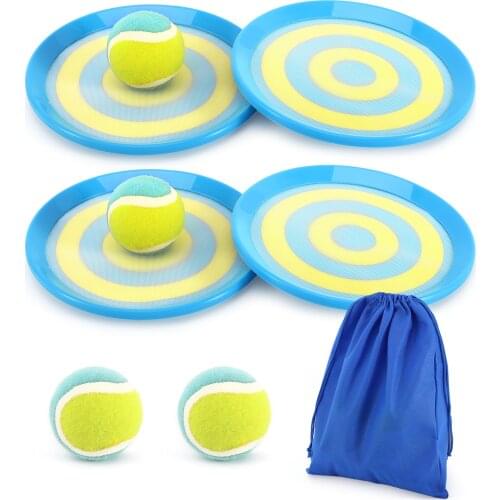 Toss and Catch Ball Set for Kids-Paddle Catch Ball Games Outdoor Games Throw And Catching Parent-Child Interactive Outdoor Toys