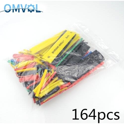164pc Cable Winder Set Heat Shrink Tube Wire Cable Set for iPhone Cable protector usb cable wire for iPad iPhone Cable Winder