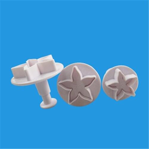 Fondant Cutter Plastic Cake cookie biscuit Cutter Plunger Mold Fondant Baking Cake Decorating Tools Christmas Baking Baking Tool