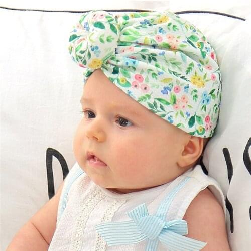 Baby Boy Girl Turban Kids Infant Toddler India Hat Lovely Cotton Soft Newborn Baby Beanie Caps Baby Hair Accessories