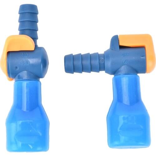 Hydration Pack Mouthpieces Bite Valve Replacement with On Off Switch For Camping Hiking Backpacking Water Bag Suction Nozzle