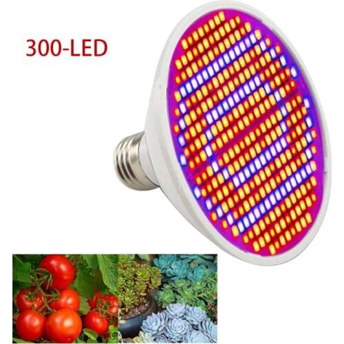 300 LED indoor flower plant Grow light growing bulb E27 Fitolamp phyto lamp vegs cultivo growbox grow tent box greenhouse