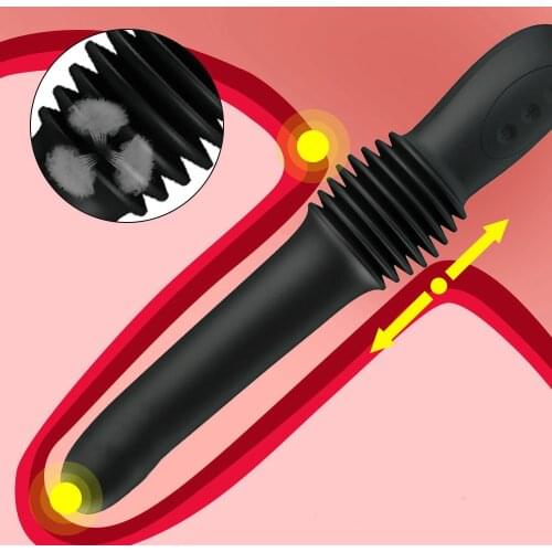 Telescopic Dildo Vibrator Sex Toys For Women Vagina G Spot Stimulator Female Masturbator Anal Plug Clit Vibrator Adult Sex To L1