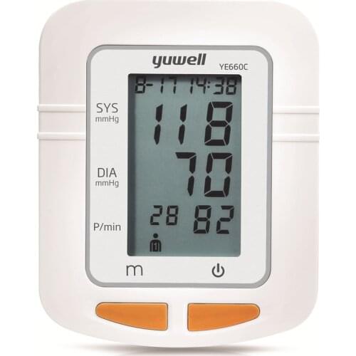 Yuwell YE660C blood pressure monitor watch automatic sphygmomanometer tensiometro digital arm blood pressure meter tonometer