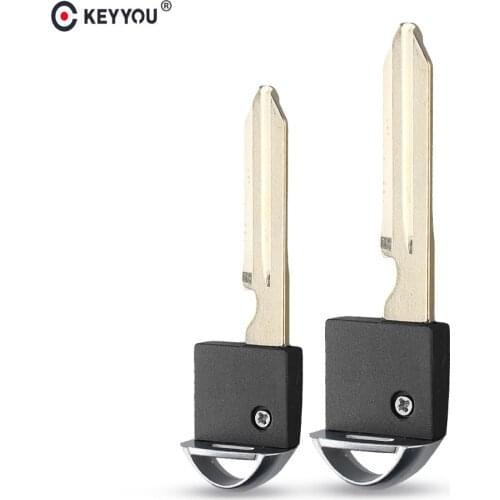 KEYYOU Uncut Blade Replacement Emergency Valet Insert Car Key Blade For Nissan Infiniti 370Z Altima Armada Cube Maxima Murano
