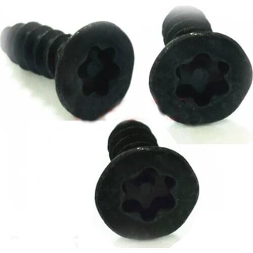 30Pcs M2.9 Flat Countersunk head Allen Hexagon Six torx T&TX Plum blossom column Anti-theft Self-tapping Screw bolt 8mm-25mm L