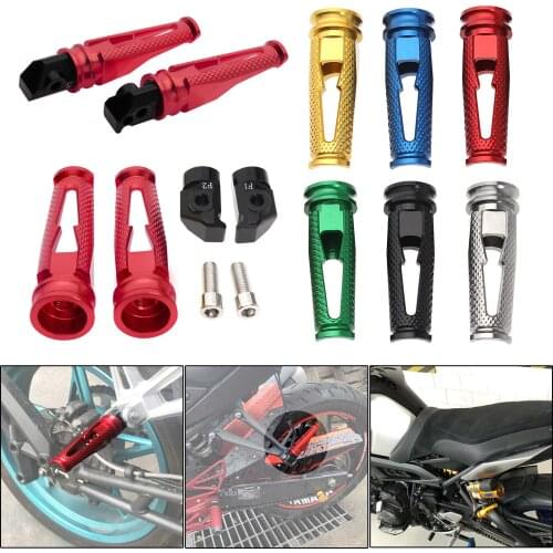 Aluminum Rear Foot Pegs Pedal Passenger Footrest For HONDA VFR800/VFR1200 CBR929 CBR500F