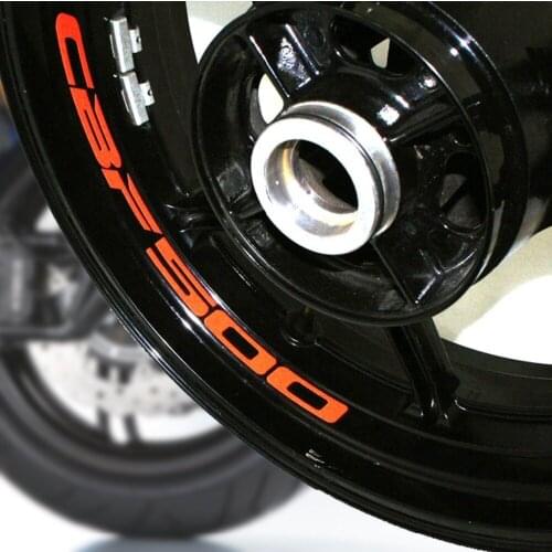 MOTORIST 8X INNER RIM DECALS WHEEL Reflective STICKERS STRIPES For HONDA CBF500 CBF 500 CB F500