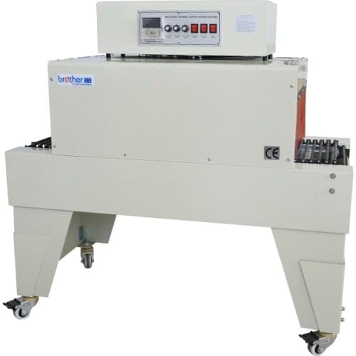 Automatic POF PE Film Small Notebook Pet Bottle Carton Box Heat Shrink Tunnel Wrapping Machine