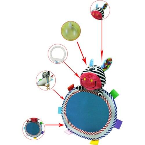 Baby Car Rear View Mirror Cartoon Adjustable Kids Safety Seat Viewing Rearview Mirrors Cars Decorations