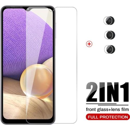 For sansung a32 glass tempered glasses for samsung galaxy a32 a 32 32a 6.5" 5G phone screen camera lens protectors film cover