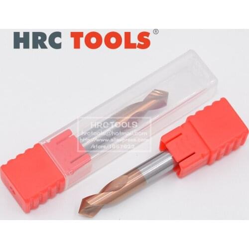 Q1-1Dx90ax50L 2 Flutes Chamfer Mill 90 Degree HRC55 End Milling Cutter Bit Carbide