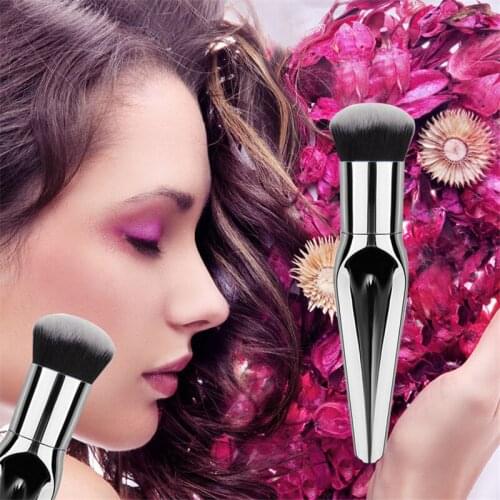 New Foundation Brush Metal BB Brush High-end Single Blush Brush Makeup Brush Multifunctional Beauty Brush