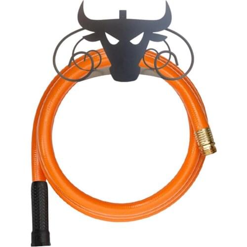 Garden Hose Holder Bison Shape Metal Water Pipe Storage Hanger Anti-Wear Anti-rust Anti-Corrosion Garden Storage Accessories