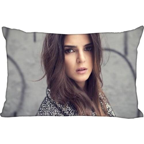 35x45cm Pillowcase Clara Lago Rectangle Silk Pillowcases Bed Home Living Room Pillow Covers One Side Custom gift