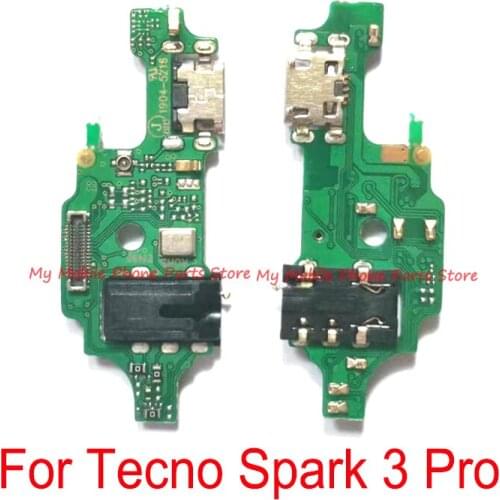 New USB Charging Port Dock Connector Board Flex Cable For Tecno Spark 3 Pro Spark 3pro USB Charge Charger Port Board Flex