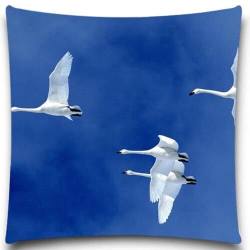 Bird and Fish Cotton polyester Cushion Cover Square Decorative goldfish Home Bed Supplies Gift 5 size 9 style