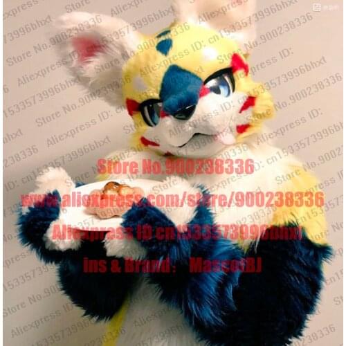 3-D Eyes Fursuit Fullsuit Huksy Dog Costumes Full Furry Suit Furries Anime BJ036 Teen Costumes Full Furry Suit FOR Child Adult