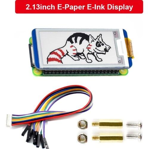 Raspberry Pi 2.13inch E-Paper E-Ink Display 212×104 SPI Interface Red/Yellow/Black/White LCD Module for RPI 4/3B+/3B/Jetson Nano