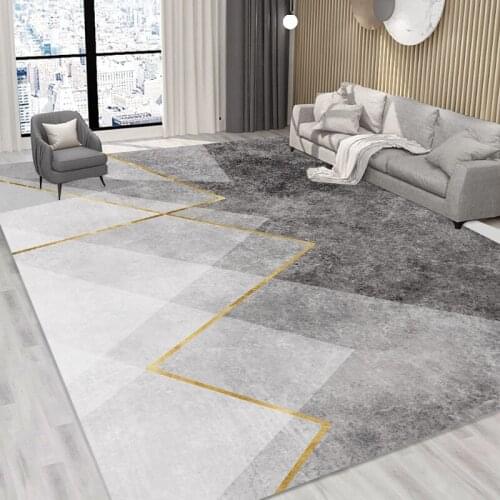 Luxury living room carpet Modern minimalist sofa coffee table carpet Nordic bedroom floor mat Home carpet large area