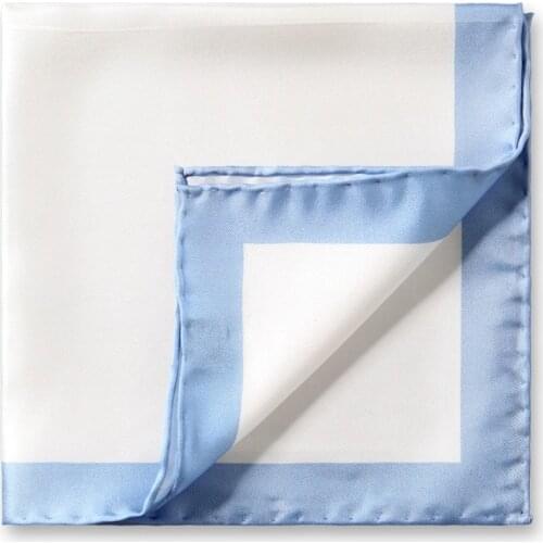 100% Silk Pocket Towel For Men Business Suits Square Hankies