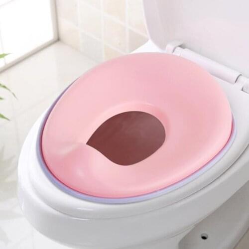 Toilet Training Seat Fits Round & Oval Toilets, for Boys & Girls Non-Slip - Potty Includes Free Storage Hook with Urine Splash