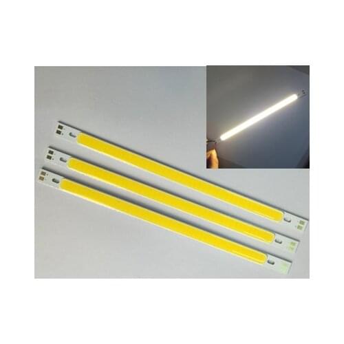 High Power Bar LED COB White DC9-12V 10W 200mm*10mm Warm White Blue COB Emit DIY COB LED Strip DiodeFor Lights 2pcs