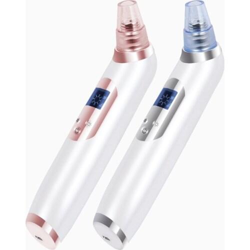 Blackhead Remover Vacuum Suction Pore Acne Pimple Removal Vacuum Suction Hot Cold Shrink Pores Face Care Pimples Tools