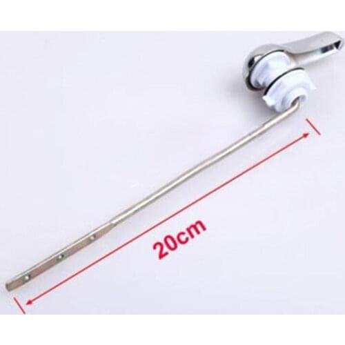 Universal Toilet Tank Flush Lever Chrome Toilet Wrench Iron Handle Toilet Wrench Water Tank Accessory Bathroom Tools