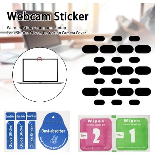 Privacy Protection Webcam Sticker Laptop Lens Computer Camera Cover Antispy Ultra Thin Universal Tablet Washable Shutter