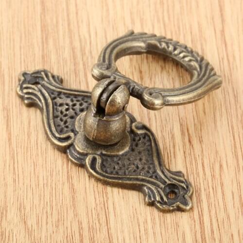 1pc 65*48mm Pull Knob Retro Furniture Knobs Hardware Zinc Alloy Kitchen Drawer Cabinet Door Handle Cupboard