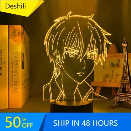 Acrylic 3d Lamp Anime Fruits Basket Kyo Sohma for Bedroom Decor Night Light Childrens Birthday Gift Room Desk Led Light Manga