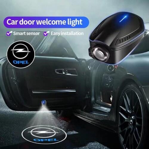 Car Charging Welcome Lighting Auto Accessories Neon Led Projector Light for Opel Insignia A B 2009 - 2018 Opel Logo Car Lights