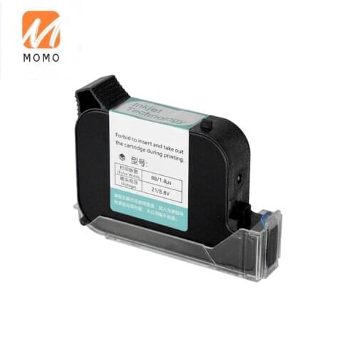 Solvent based fast dry black color inkjet printer ink cartridge for non porous material PET plastic bag PVC pipe glass metal