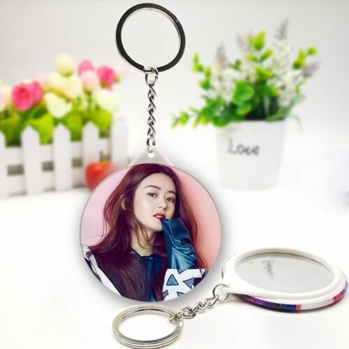 DIY personalized 58MM mirror key chain button badge makeup mirror tinplate badge 500 sets