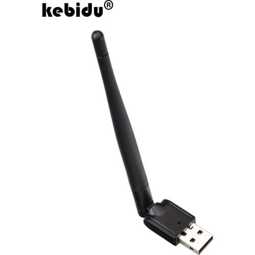 Kebidu 150Mbps MT7601 Wireless Network Card Mini USB 2.0 WiFi Adapter Antenna PC LAN Wi-Fi Receiver Dongle 802.11 b/g/n Newest
