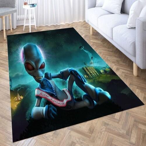 Mister Multiverse Carpet for Living Room 3D Anime Cartoon Rug Gamer Teen Room Bedside Lounge Rug Kids Children Floor Mats