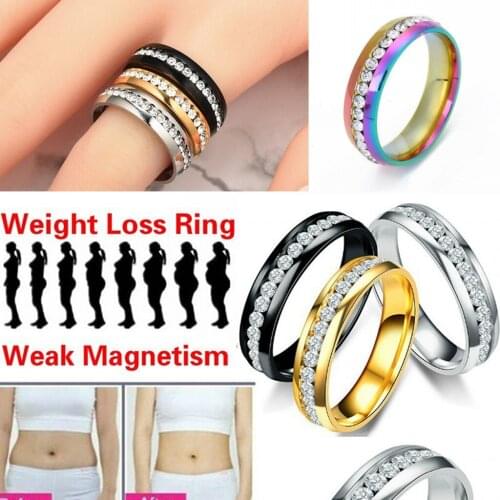 Slimming Magnetic Weight Loss Ring String Stimulating Acupoints Gallstone Ring Fitness Reduce Weight Ring Health Care Rings