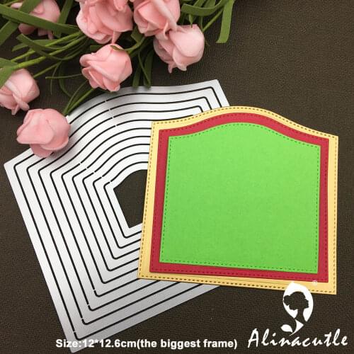 METAL CUTTING DIES cut die alinacraft 10pc door frame Scrapbook paper craft album card punch knife art cutter die
