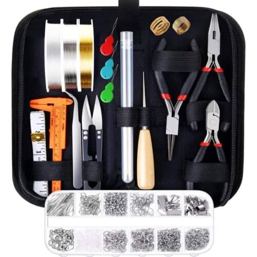 Jewelry Making Tool Kits with Jewelry Making Supplies Kit Jewelry Wires and Jewelry Findings for Jewelry Repair Making