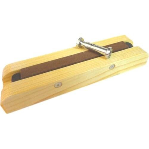 Screwdriver Sharpening Stone With Wooden Base Guide and Screwdirver Holder Watch Repair Tools for Watchmaker