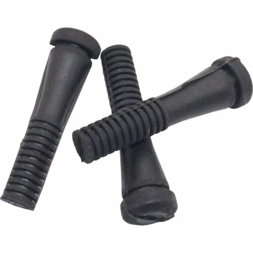 25 pcs Rubber Plucking Fingers Black 2.0cm Diameter Slot Hair Removal Machine Chickens Ducks Bird Poultry Shed Stick