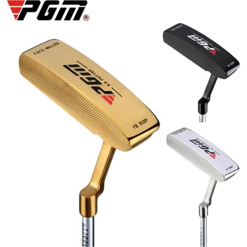 PGM Golf Clubs Mens Sports Left Hand Putter Flex R 950 Steel Shaft Stainless Steel Putter Head Golf Training Aids Gold Club
