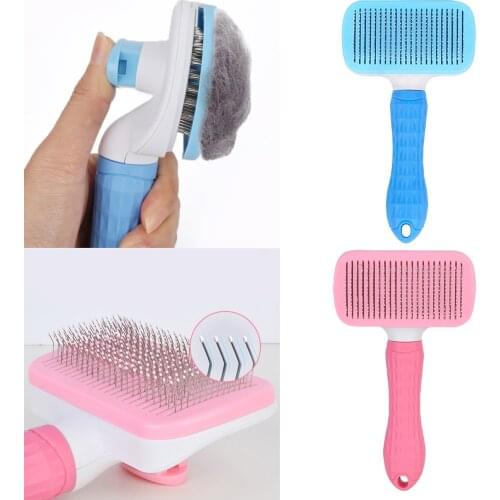 Pet Cat Dog Massage Comb Grooming Hair Remove Shedding Brush