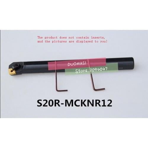 S20R-MCKNR12 20mm Lathe Cutting Tools CNC Turning Tool Lathe Machine Tools Internal Metal Lathe Tool Boring Bar Type MCKNR /L