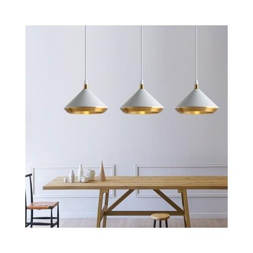 Modern Led Pendant Lights Luminaire Lampara De Techo Colgante Kitchen Bedside Suspension Lighting Lamps Cone Loft Fixture Nordic