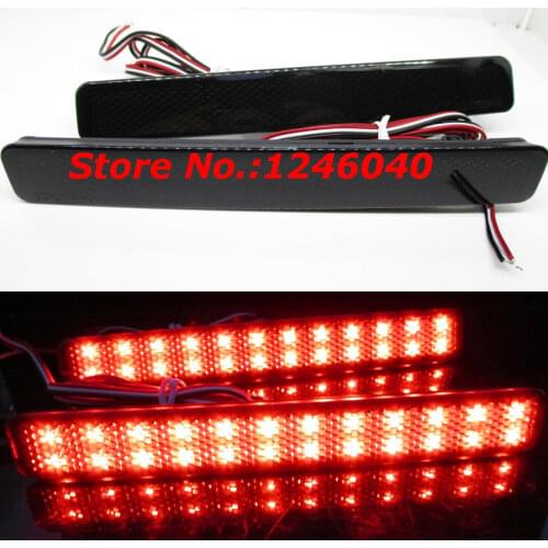 Smoked lens LED Rear bumper reflector light tail brake light rear STOP fog lamp for VW T5 Multivan Caravelle 2005-2012