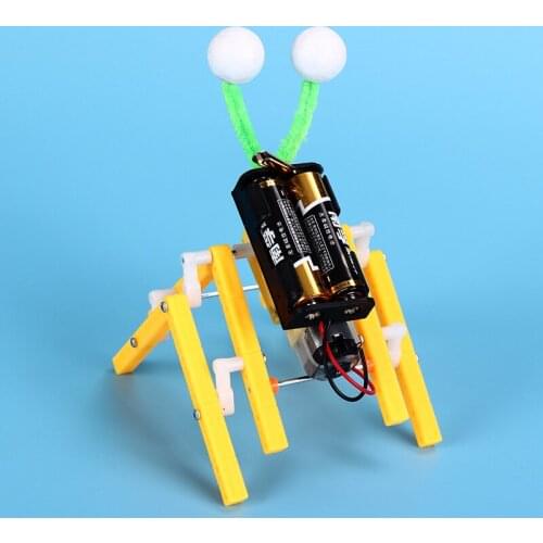 Technology small production eight foot robot popular material electric assembling model